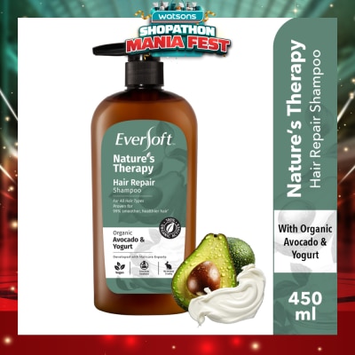 EVERSOFT - Nature’s Therapy Organic Shampoo Hair Repair 450ml