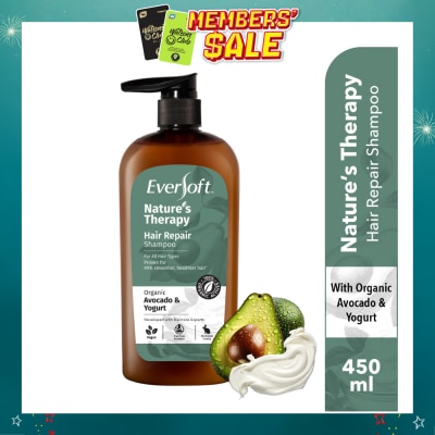 EVERSOFT - Nature’s Therapy Organic Shampoo Hair Repair 450ml