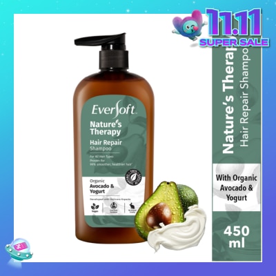 EVERSOFT Nature’s Therapy Organic Shampoo Hair Repair 450ml