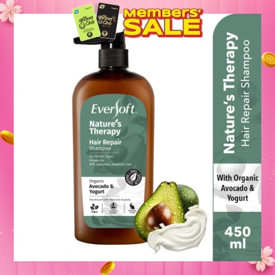EVERSOFT Nature’s Therapy Organic Shampoo Hair Repair 450ml