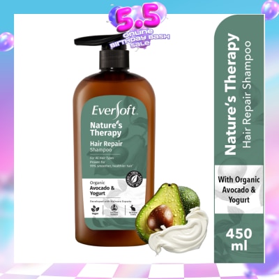 EVERSOFT - Nature’s Therapy Organic Shampoo Hair Repair 450ml
