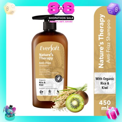 EVERSOFT - Nature’s Therapy Organic Conditioning Shampoo Anti Frizz 450ml
