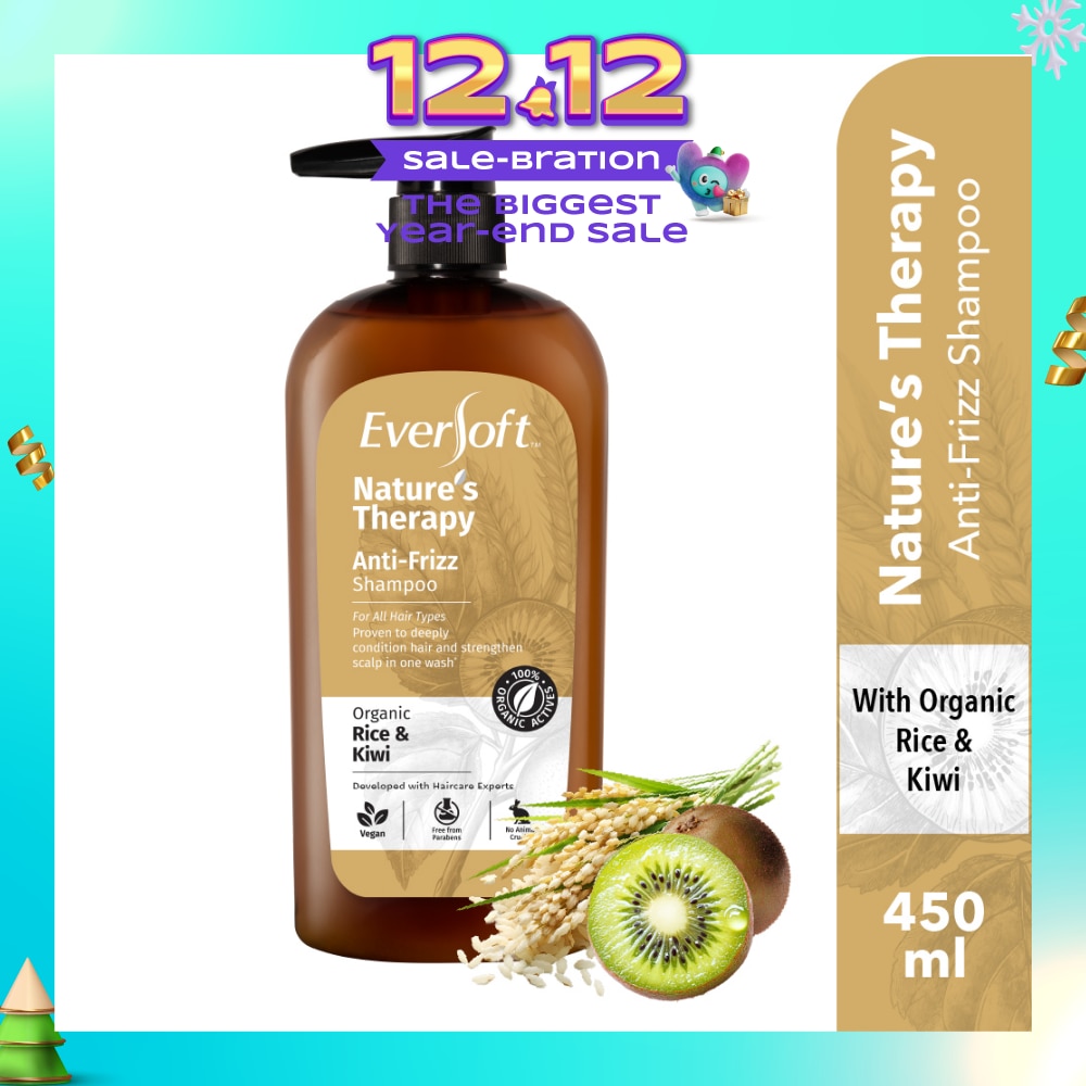 Nature’s Therapy Organic Conditioning Shampoo Anti Frizz 450ml