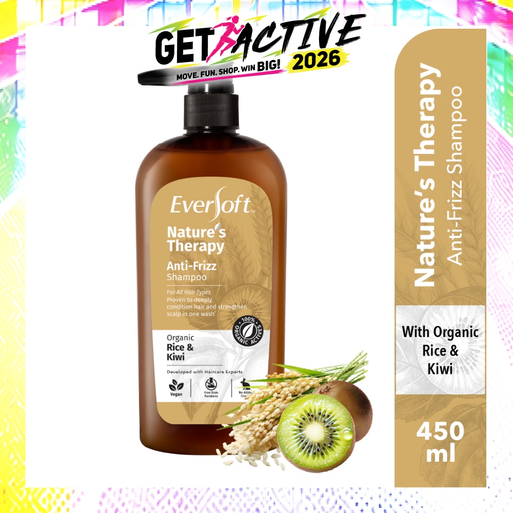 Nature’s Therapy Organic Conditioning Shampoo Anti Frizz 450ml image
