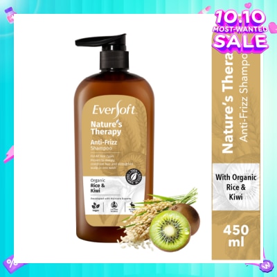 EVERSOFT Nature’s Therapy Organic Conditioning Shampoo Anti Frizz 450ml