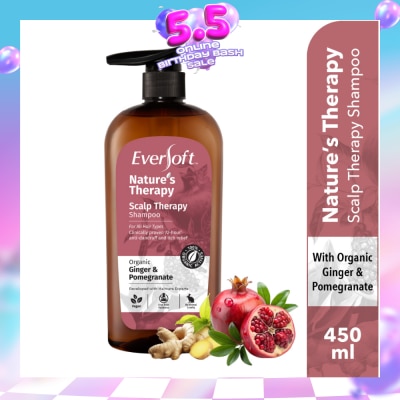EVERSOFT - Nature’s Therapy Organic Shampoo Scalp Therapy 450ml