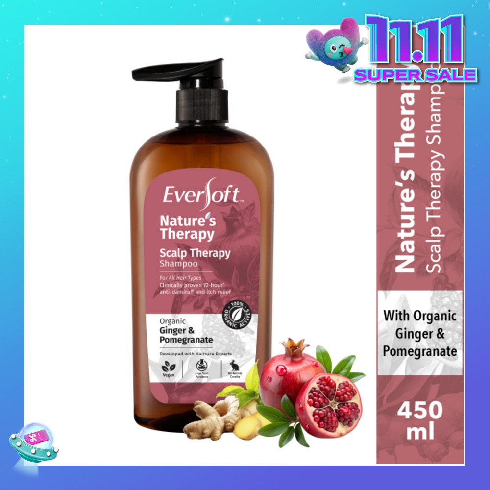 Nature’s Therapy Organic Shampoo Scalp Therapy 450ml