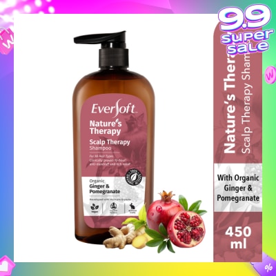 EVERSOFT Nature’s Therapy Organic Shampoo Scalp Therapy 450ml
