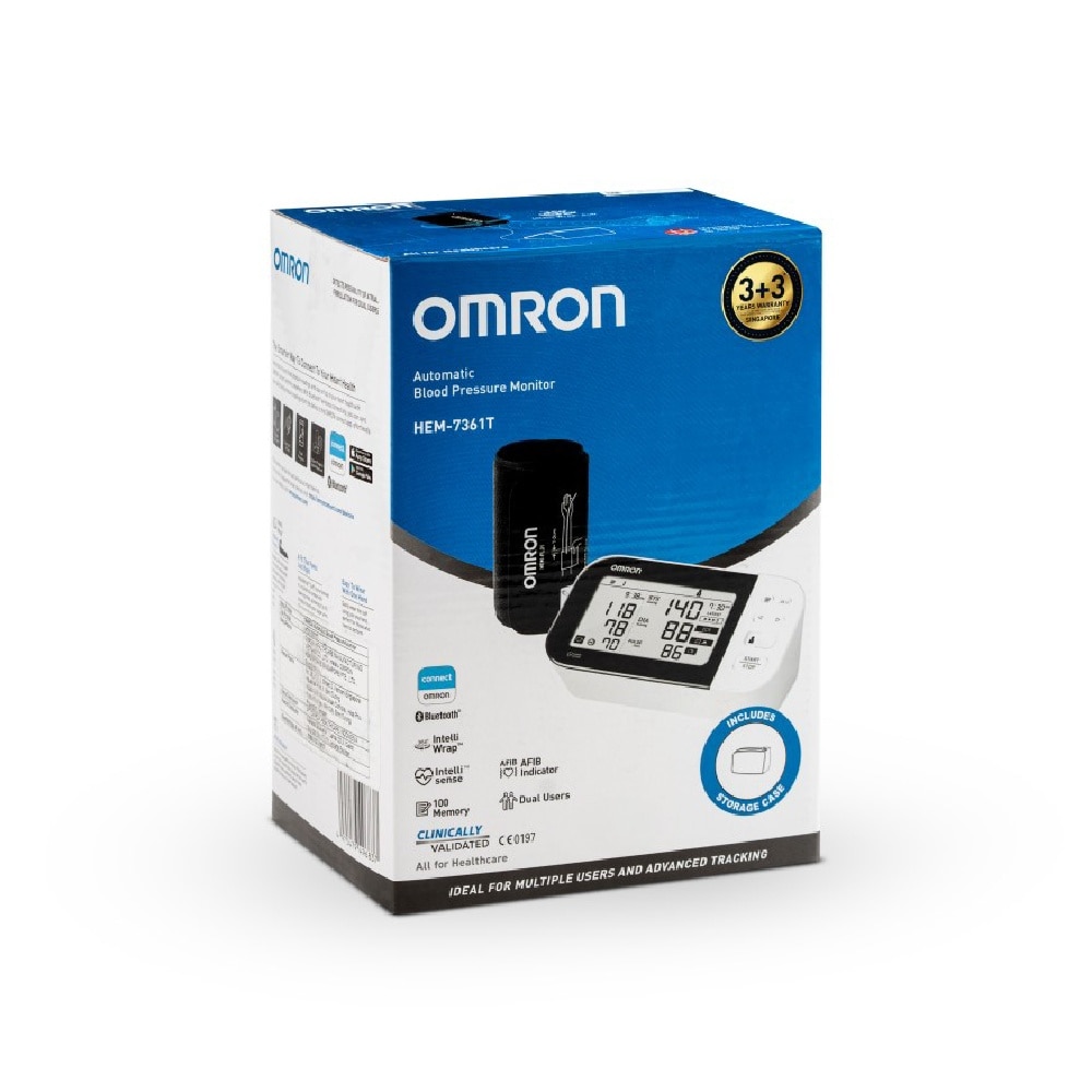 Omron Automatic Blood Pressure Monitor Hem 7361T 1s