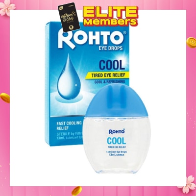 ROHTO EYE DROPS Cool Lubricant Eye Drop Sterile 13ml (Expiry: Feb`2026)