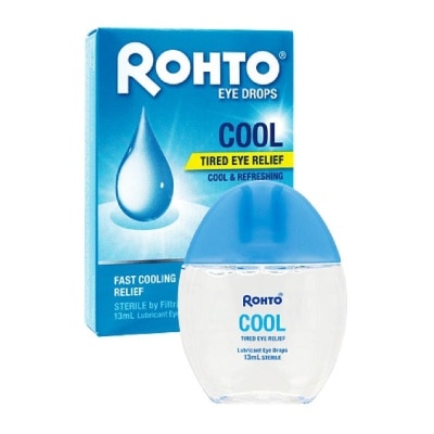 ROHTO EYE DROPS Eye Drops Cool (Sterile + Fast Cooling  Relief + For Tired Eye) 13ml