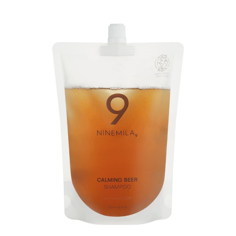 Calming Beer Shampoo Anti Hair Loss Refill (To Strengthen Hair & Roots, Promoting Softer & Healthier Hair) 500ml