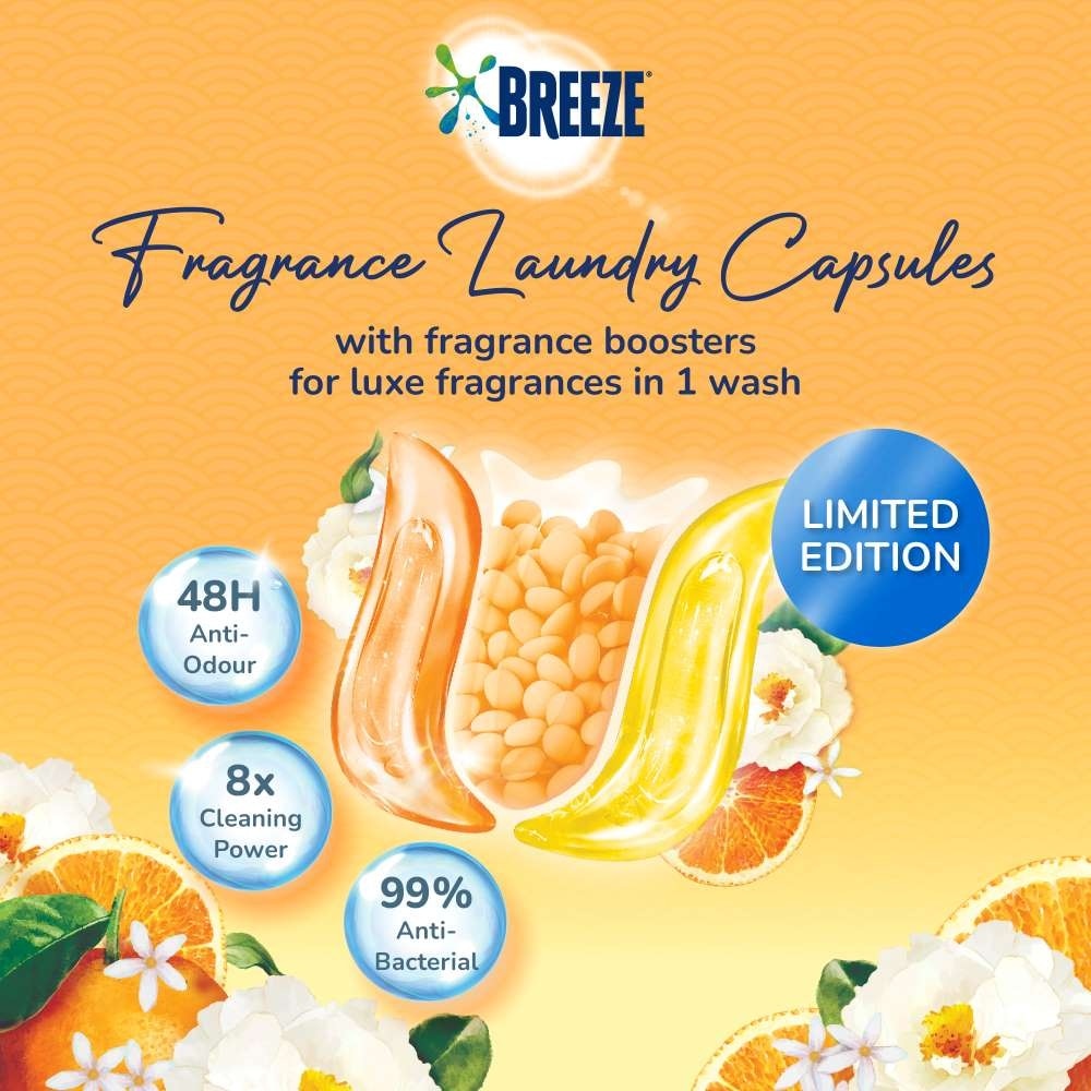 Laundry Capsule Citrus Blossom (Phosphate-Free & No Bleach) 36s