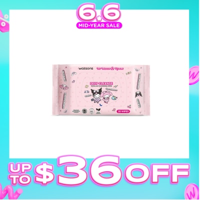 WATSONS - Sanrio My Melody & Kuromi Deep Cleanse Micellar Cleansing Wipes 20s