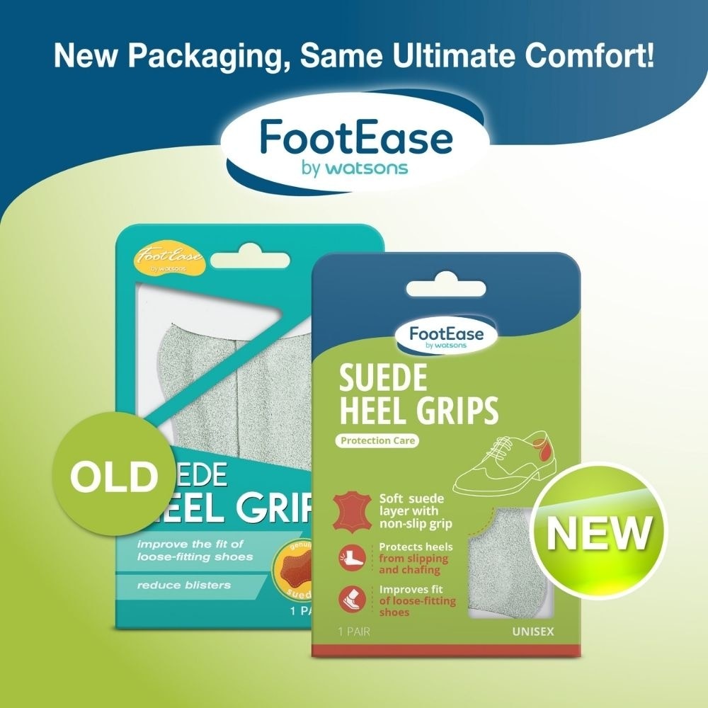 Suede Heel Grips Protection Care Unisex Pair (Protection Care & Unisex) 1s