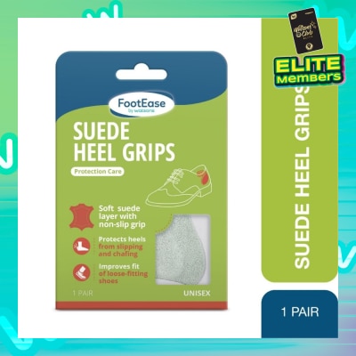 FOOTEASE BY WATSONS Suede Heel Grips Protection Care Unisex Pair (Protection Care & Unisex) 1s