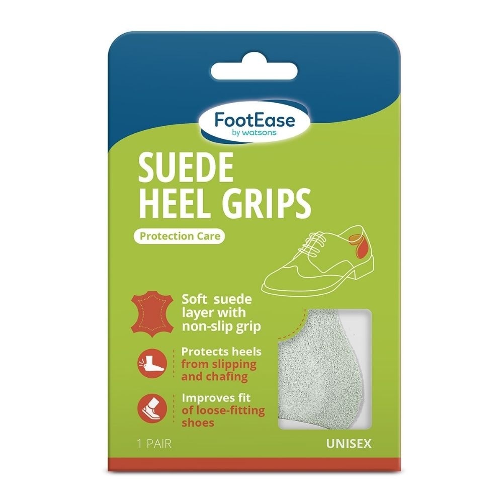 Suede Heel Grips Protection Care Unisex Pair (Protection Care & Unisex) 1s