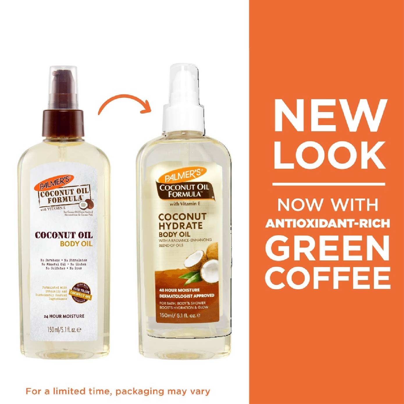 Coconut Oil Body Oil 150ml