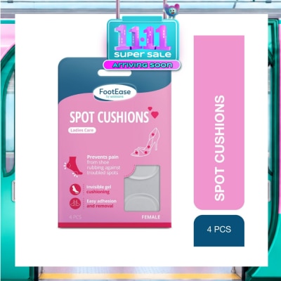 FOOTEASE BY WATSONS Ladies Care Spot Cushions (Invisible Gel Cushioning & Easy Adhesion) 4s image