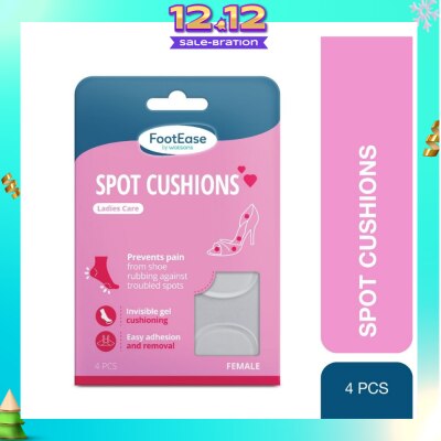 FOOTEASE BY WATSONS Ladies Care Spot Cushions (Invisible Gel Cushioning & Easy Adhesion) 4s