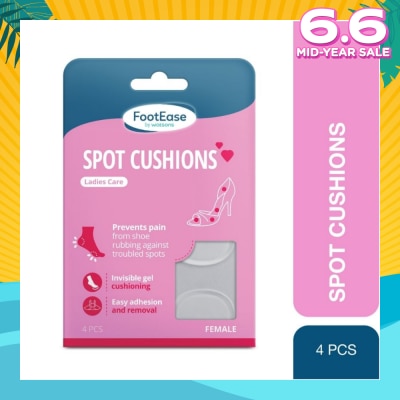 FOOTEASE BY WATSONS Ladies Care Spot Cushions (Invisible Gel Cushioning & Easy Adhesion) 4s