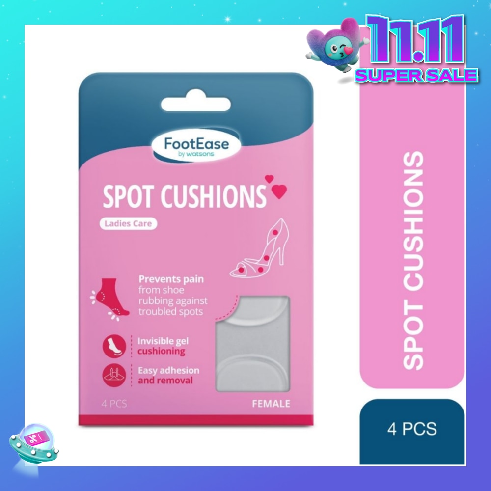 Ladies Care Spot Cushions (Invisible Gel Cushioning & Easy Adhesion) 4s