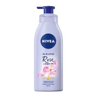 NIVEA BODY OIL IN LOTION ROSE ARGAN OIL 400ML