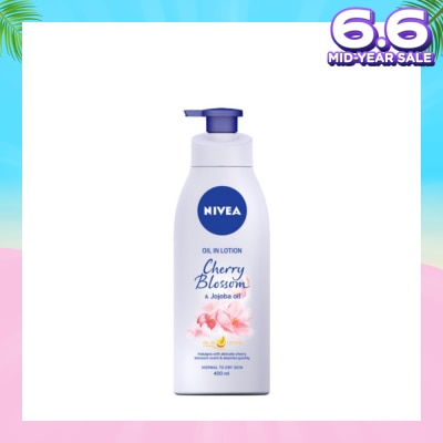 NIVEA Body Oil In Lotion Cherry Blossom Jojoba Oil 400ml