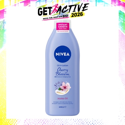 NIVEA - Body Oil In Lotion Cherry Blossom Jojoba Oil 400ml image