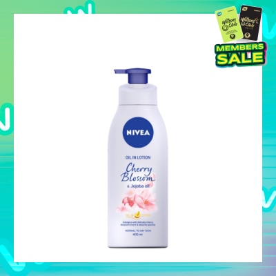 NIVEA Body Oil In Lotion Cherry Blossom Jojoba Oil 400ml