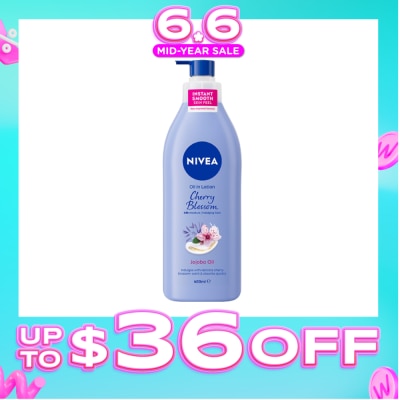 NIVEA - Body Oil In Lotion Cherry Blossom Jojoba Oil 400ml