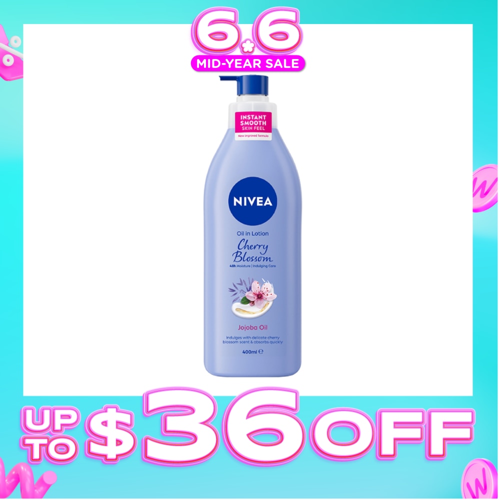 Body Oil In Lotion Cherry Blossom Jojoba Oil 400ml