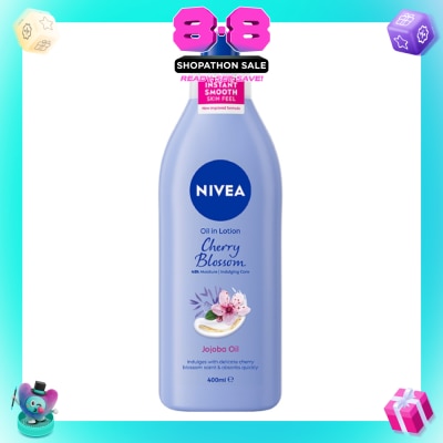 NIVEA - Body Oil In Lotion Cherry Blossom Jojoba Oil 400ml