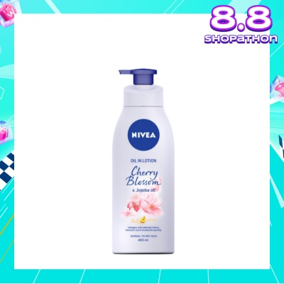 NIVEA Body Oil In Lotion Cherry Blossom Jojoba Oil 400ml