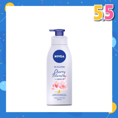NIVEA Body Oil In Lotion Cherry Blossom Jojoba Oil 400ml