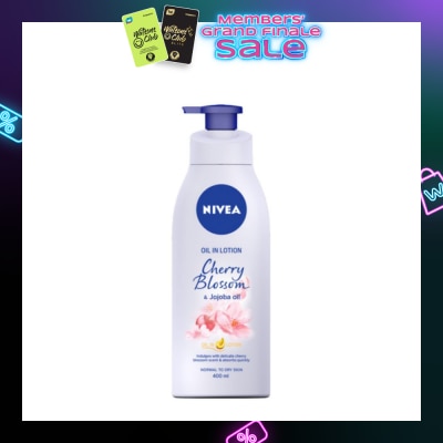 NIVEA Body Oil In Lotion Cherry Blossom Jojoba Oil 400ml