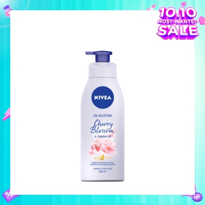 NIVEA Body Oil In Lotion Cherry Blossom Jojoba Oil 400ml