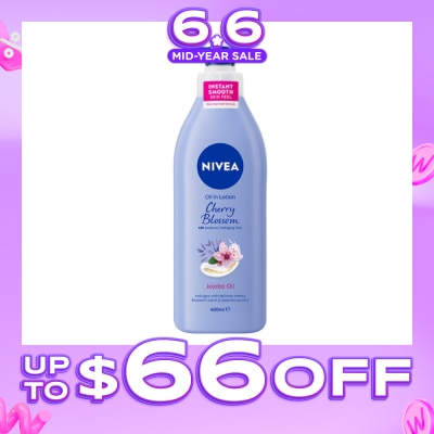 NIVEA - Body Oil In Lotion Cherry Blossom Jojoba Oil 400ml