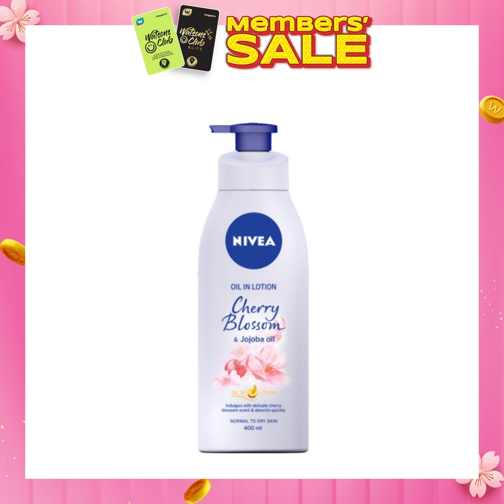 Body Oil In Lotion Cherry Blossom Jojoba Oil 400ml