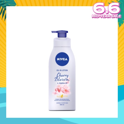 NIVEA Body Oil In Lotion Cherry Blossom Jojoba Oil 400ml