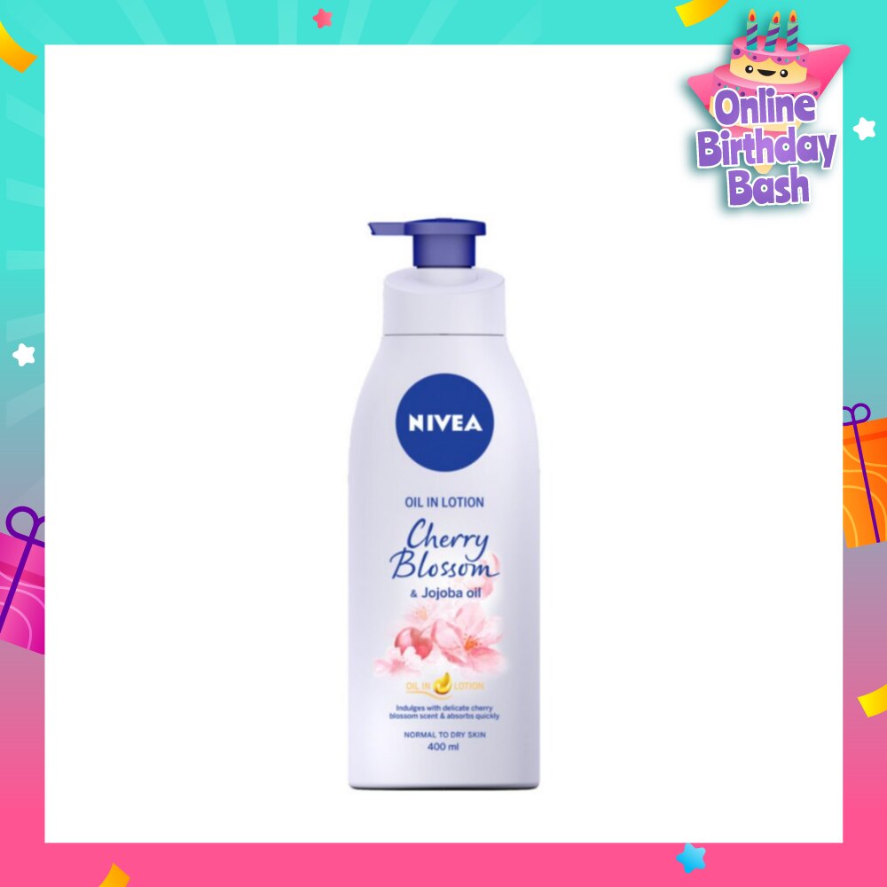 Body Oil In Lotion Cherry Blossom Jojoba Oil 400ml