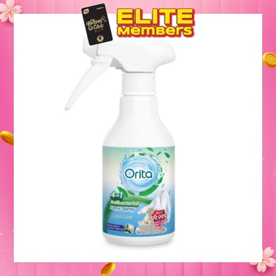 ORITA 4-in-1 Antibacterial Fabric Spray Wood Sage & Sea Salt 350ml