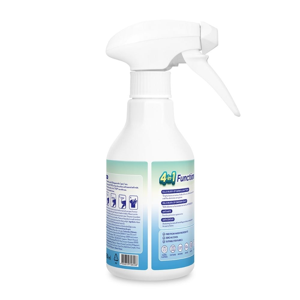 4-in-1 Antibacterial Fabric Spray Wood Sage & Sea Salt 350ml