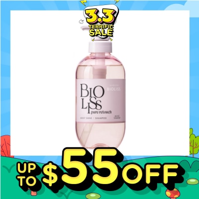 KOSE COSMEPORT Salon Style Bioliss Pure Retouch Moist Shine Shampoo 480ml