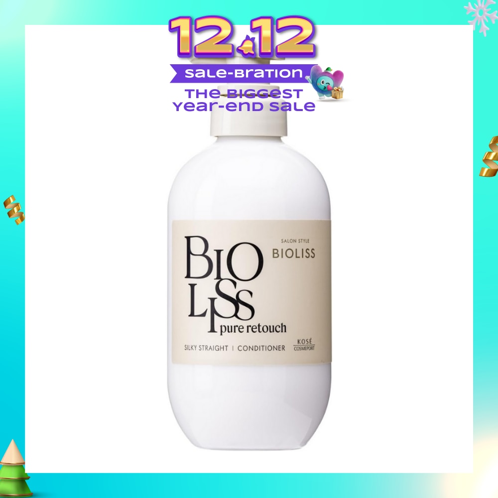 Salon Style Bioliss Pure Retouch Silky Straight Hair Conditioner 480ml