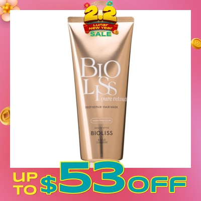 KOSE COSMEPORT Salon Style Bioliss Pure Retouch Deep Repair Hair Mask 200g