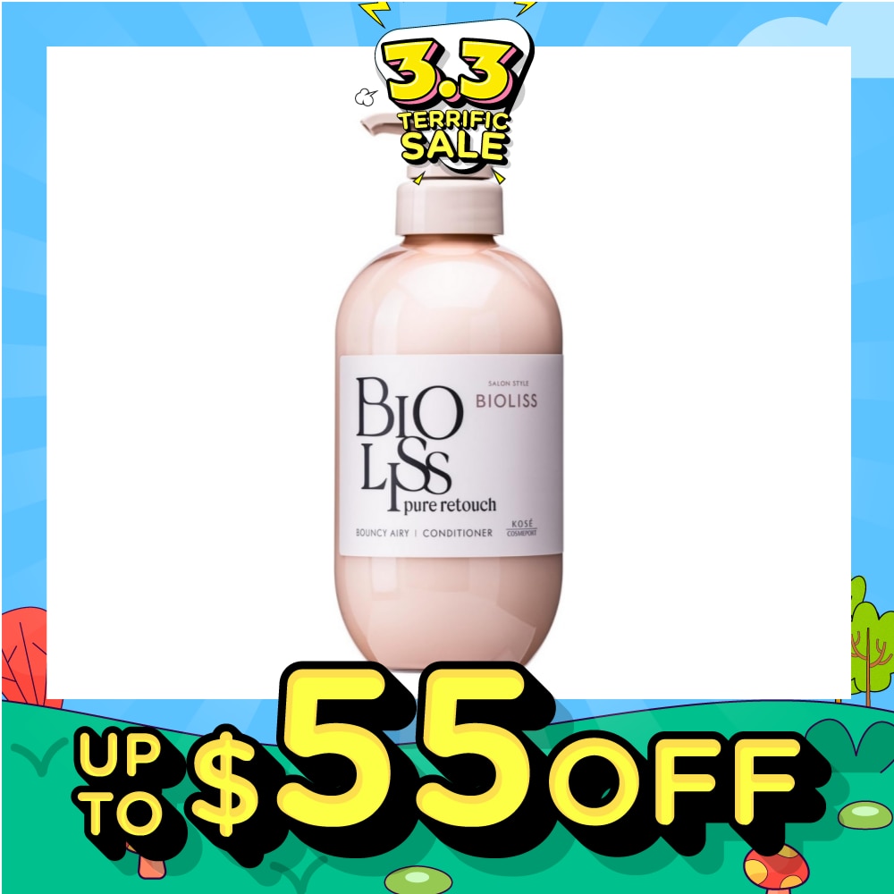 Salon Style Bioliss Pure Retouch Bouncy Airy Hair Conditioner 480ml