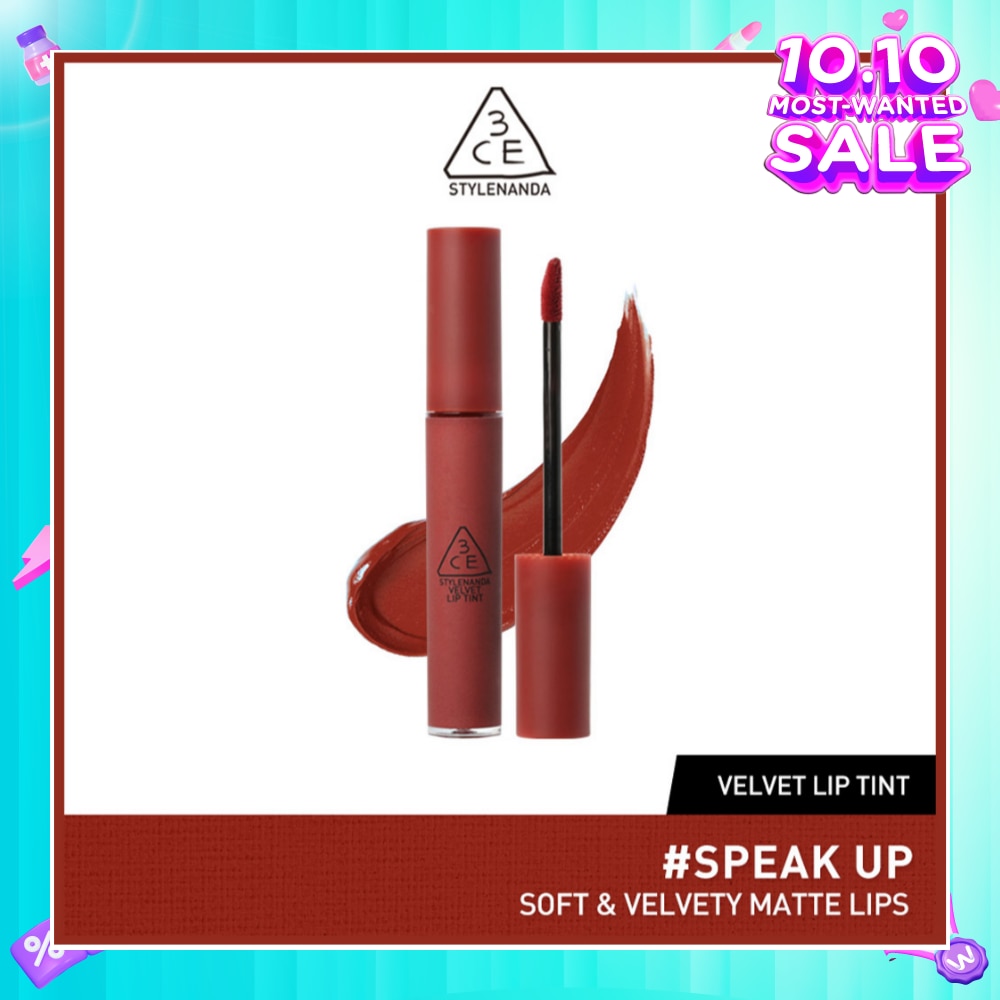 3CE Velvet Lip Tint #Speak Up (Soft & Velvety Matte Lips) 28g