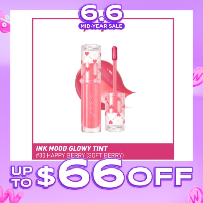 PERIPERA - Ink Mood Glowy Tint 30 Happy Berry (Soft Berry) 1s