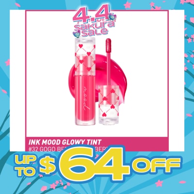 PERIPERA - Ink Mood Glowy Tint 32 Gogo Berry (Soft Berry) 1s